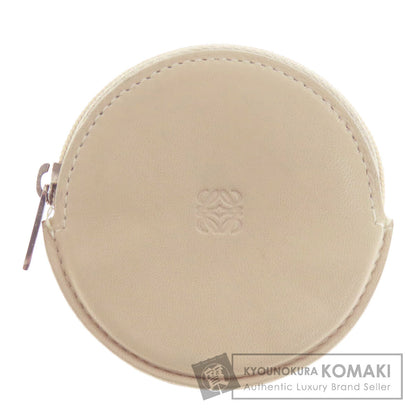 LOEWE Anagram Round Shape coin purse Calf Ladies [Used]