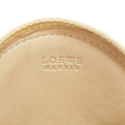 LOEWE Anagram Round Shape coin purse Calf Ladies [Used]