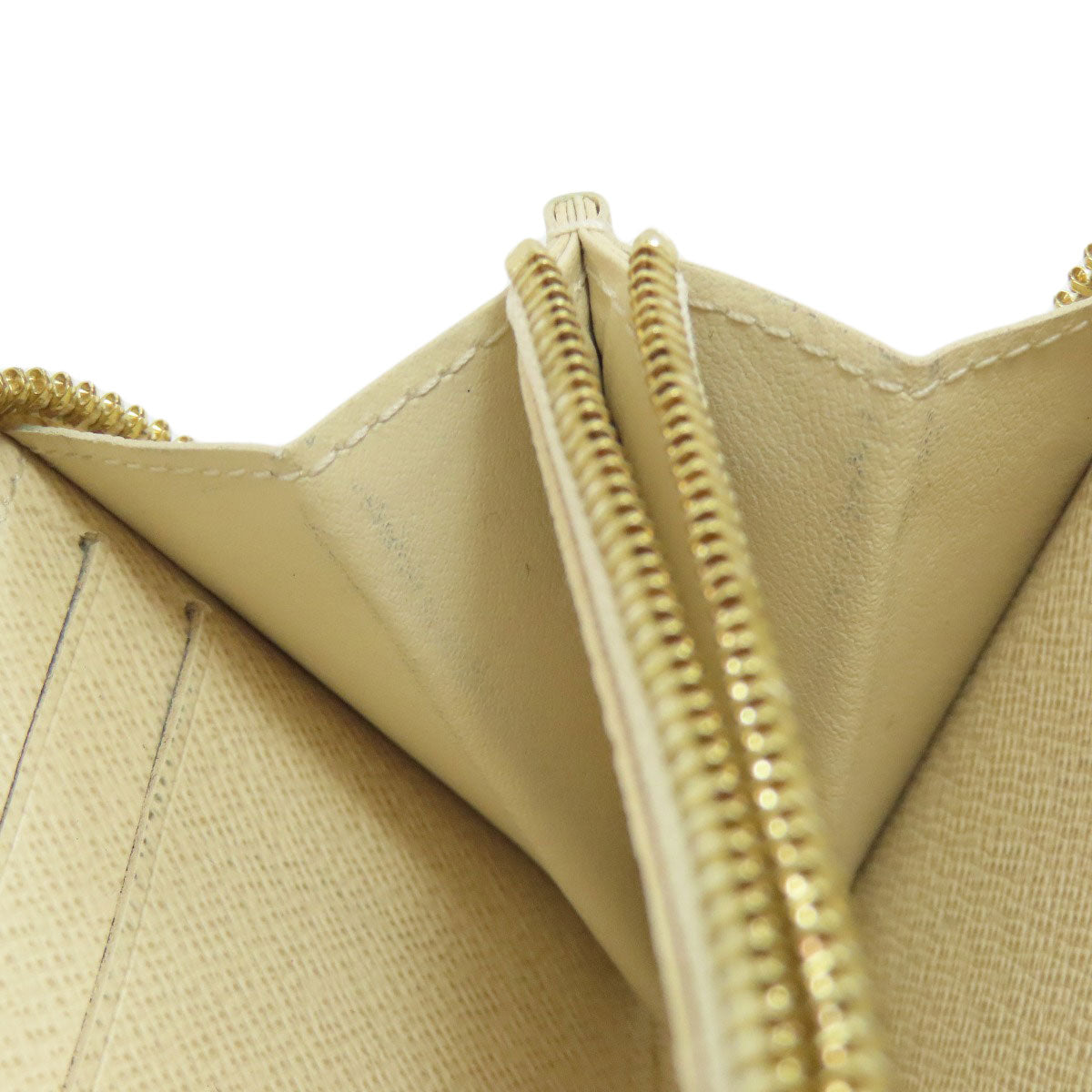 LOUIS VUITTON N61210 Portefeiulle・Clemence Long wallet (with coin pocket) Damier canvas Ladies [Used]