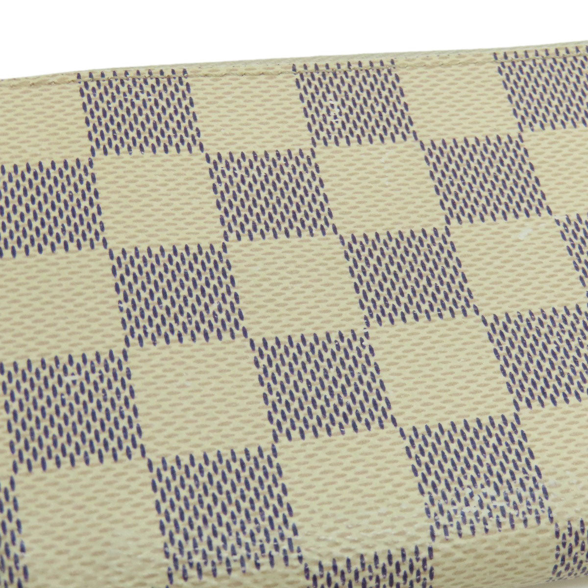LOUIS VUITTON N61210 Portefeiulle・Clemence Long wallet (with coin pocket) Damier canvas Ladies [Used]