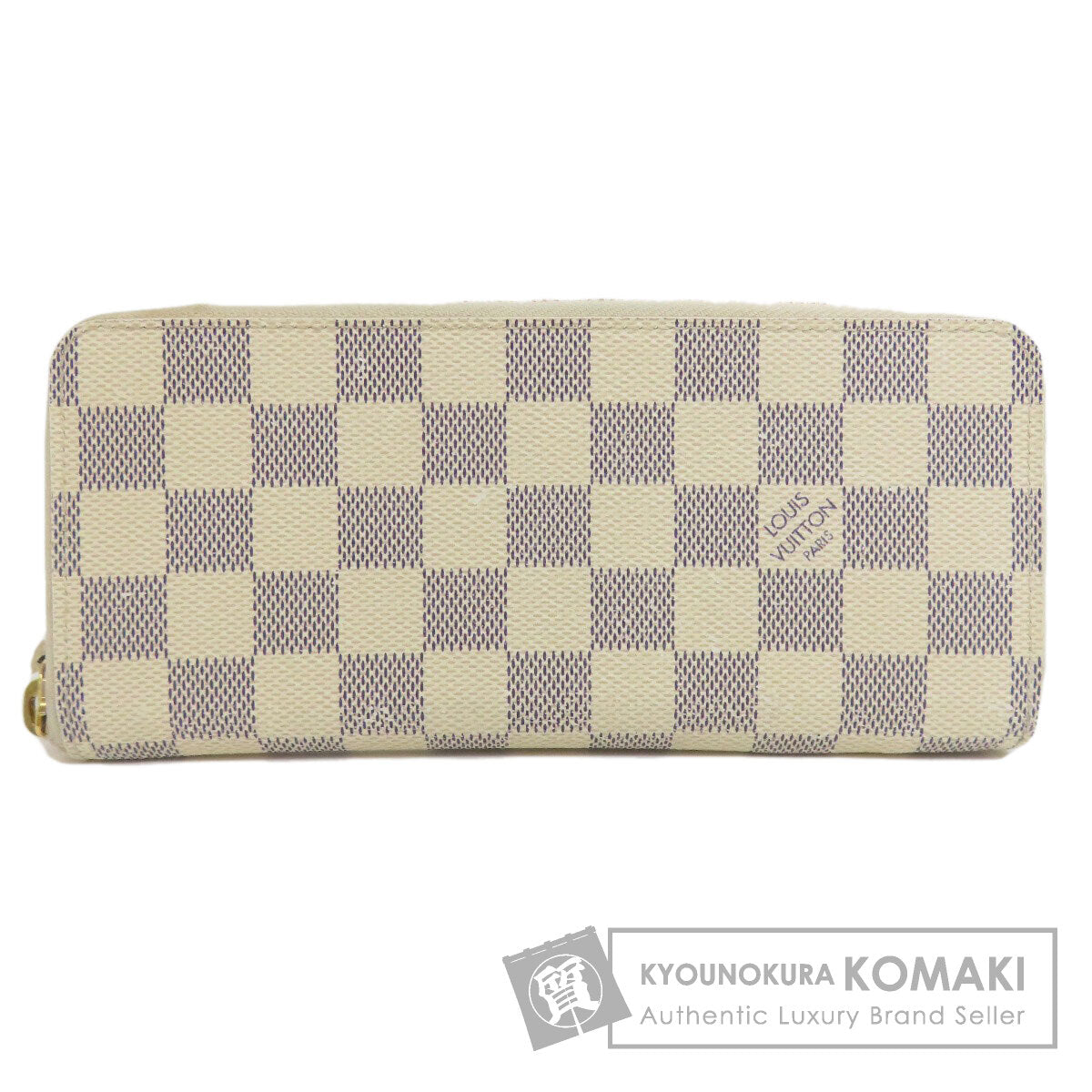 LOUIS VUITTON N61210 Portefeiulle・Clemence Long wallet (with coin pocket) Damier canvas Ladies [Used]