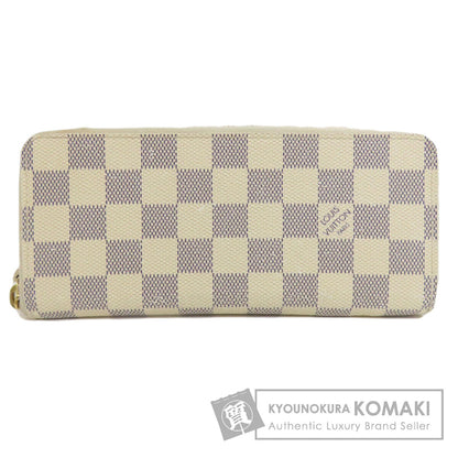 LOUIS VUITTON N61210 Portefeiulle・Clemence Long wallet (with coin pocket) Damier canvas Ladies [Used]