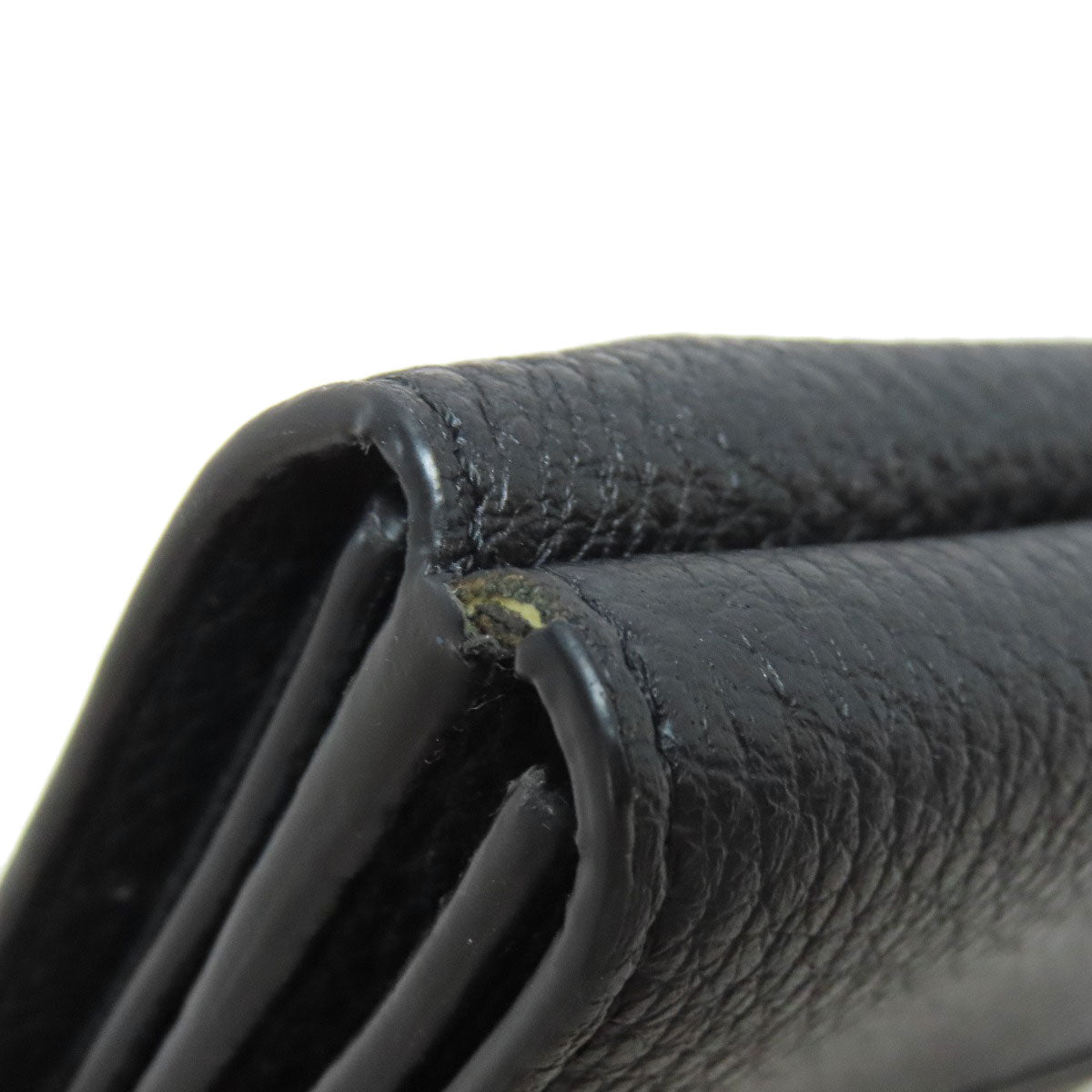 FENDI 7M0280 logo Bifold Wallet with Coin Pocket Leather Ladies [Used]