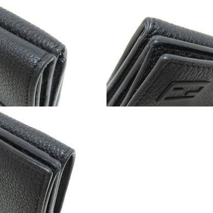 FENDI 7M0280 logo Bifold Wallet with Coin Pocket Leather Ladies [Used]