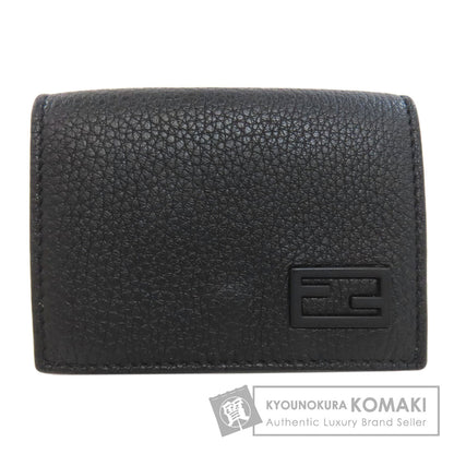 FENDI 7M0280 logo Bifold Wallet with Coin Pocket Leather Ladies [Used]