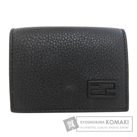 FENDI 7M0280 logo Bifold Wallet with Coin Pocket Leather Ladies [Used]