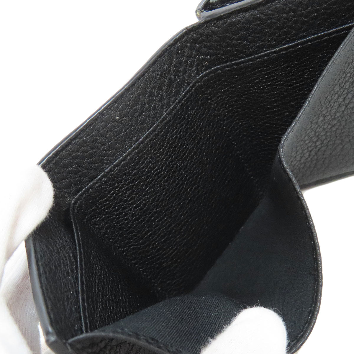 FENDI 7M0280 logo Bifold Wallet with Coin Pocket Leather Ladies [Used]