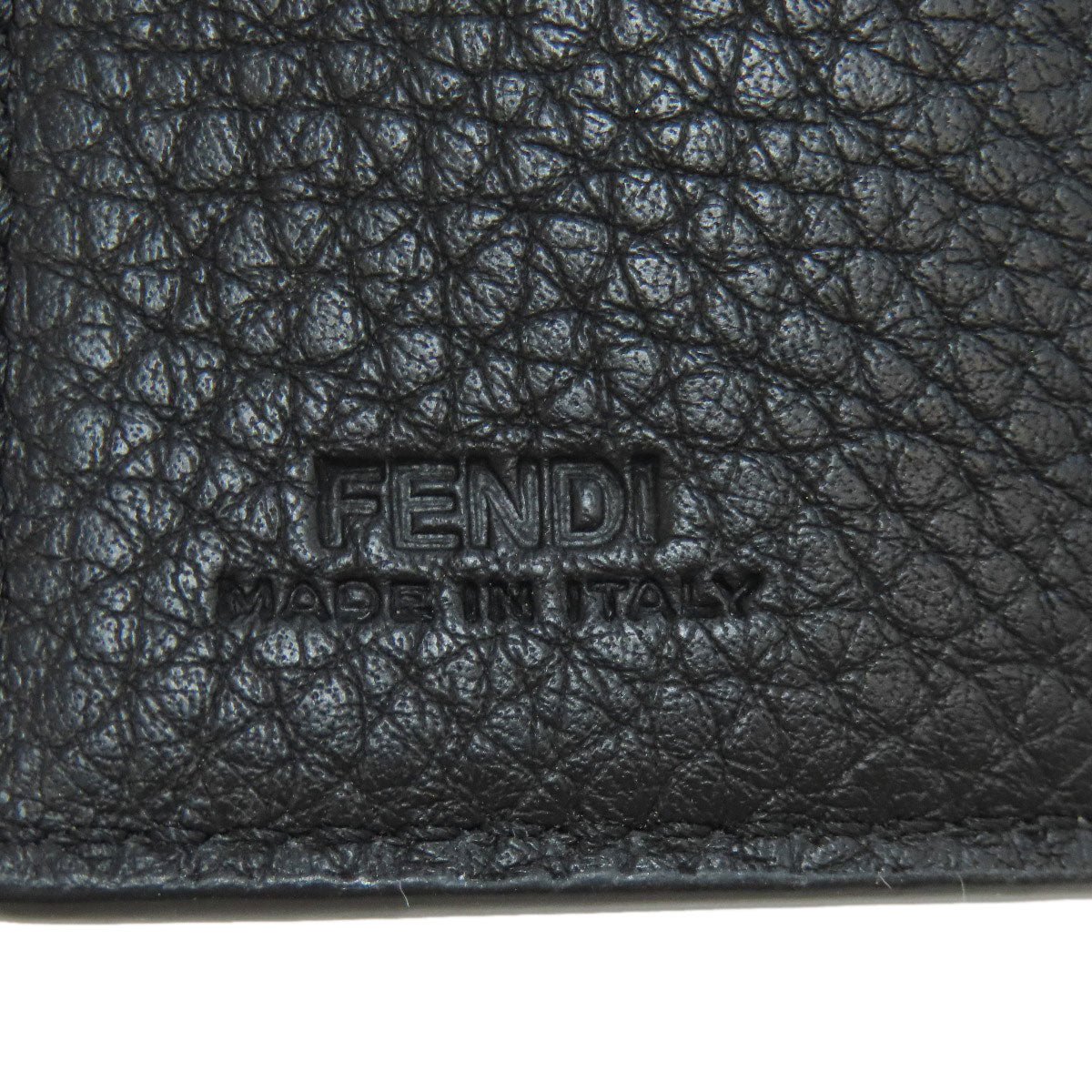 FENDI 7M0280 logo Bifold Wallet with Coin Pocket Leather Ladies [Used]