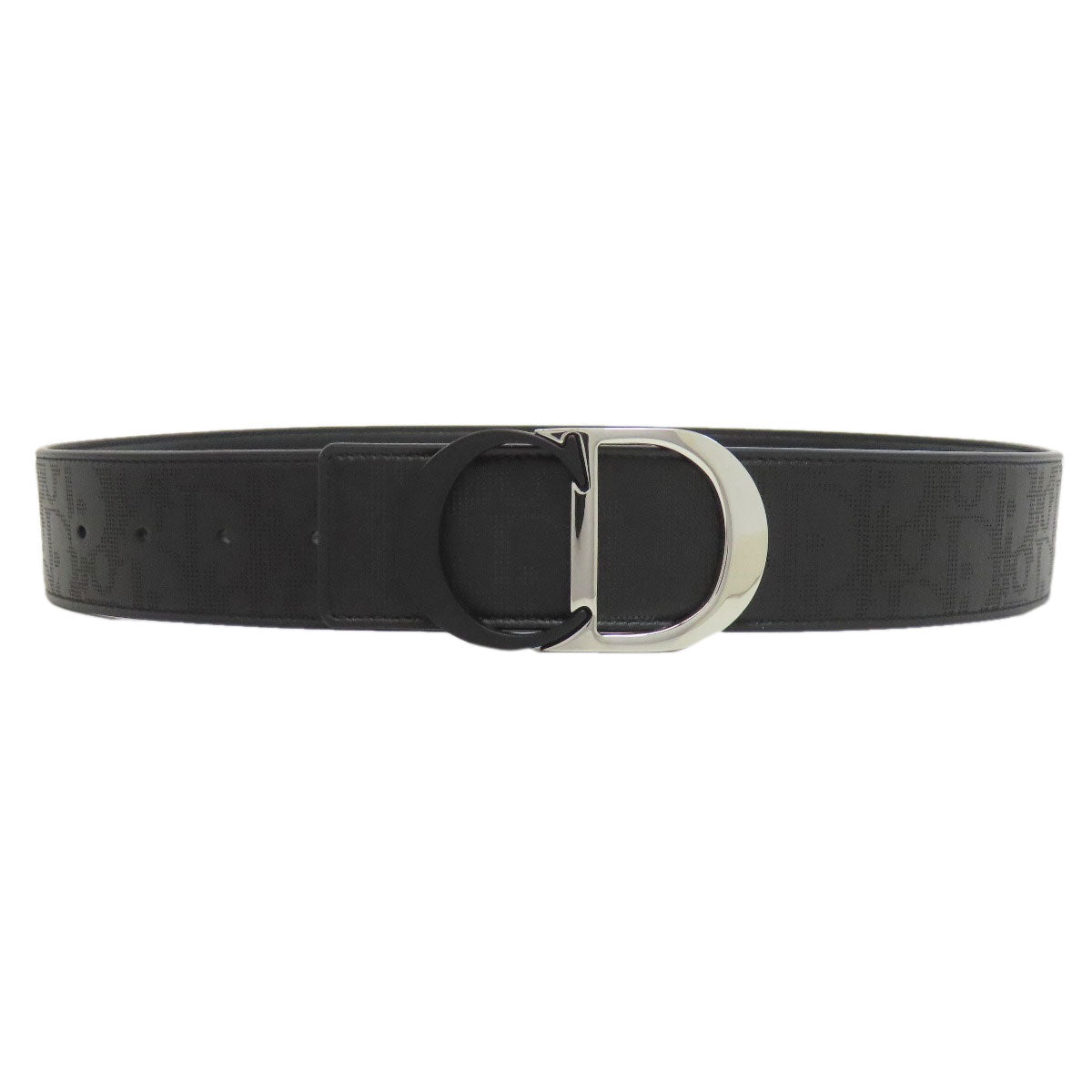 CHRISTIAN DIOR   belt Trotter pattern Leather mens