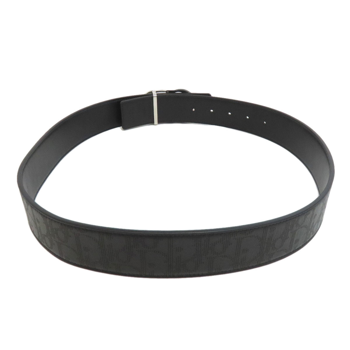 CHRISTIAN DIOR   belt Trotter pattern Leather mens