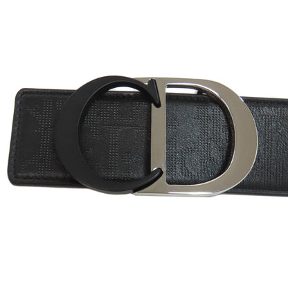 CHRISTIAN DIOR   belt Trotter pattern Leather mens