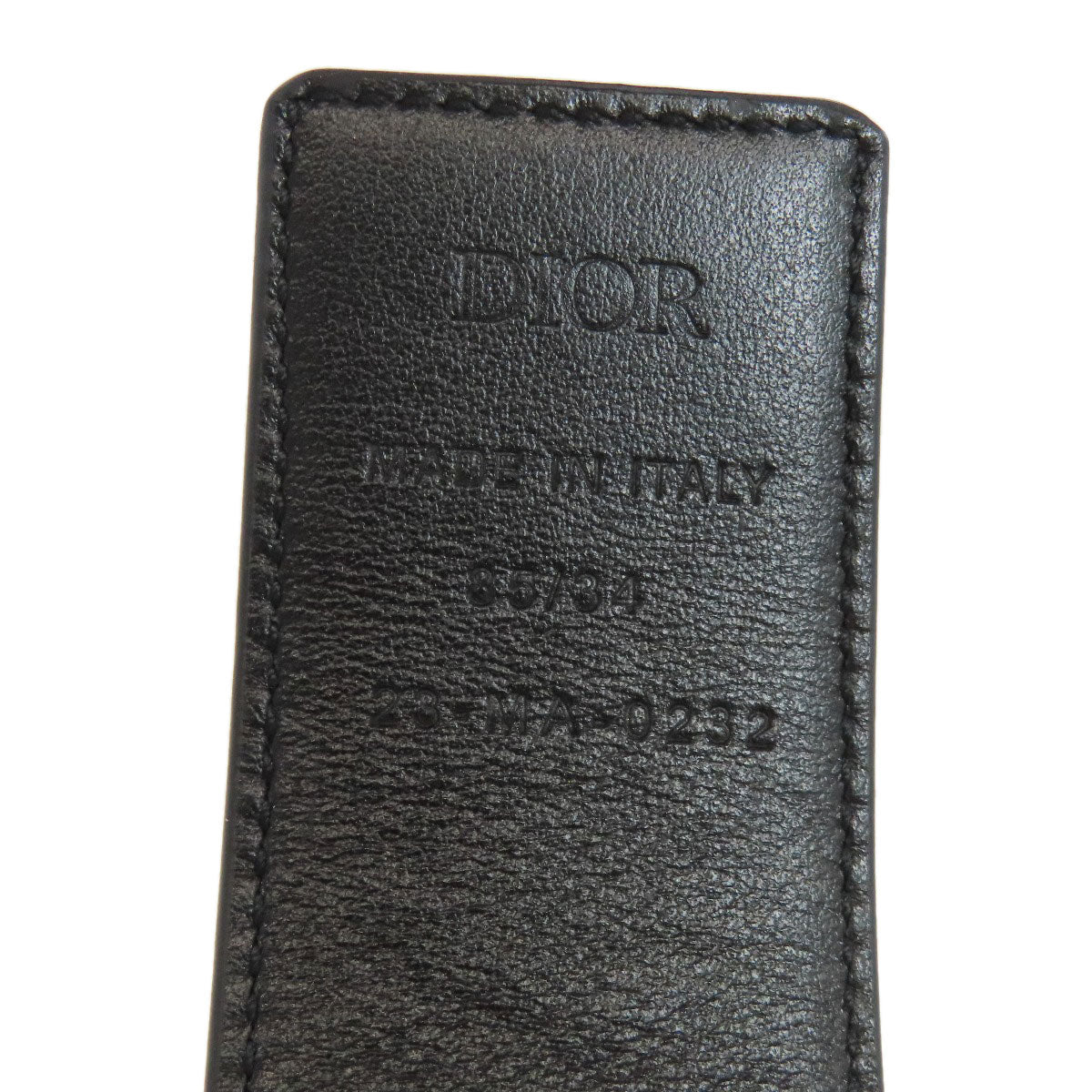 CHRISTIAN DIOR   belt Trotter pattern Leather mens