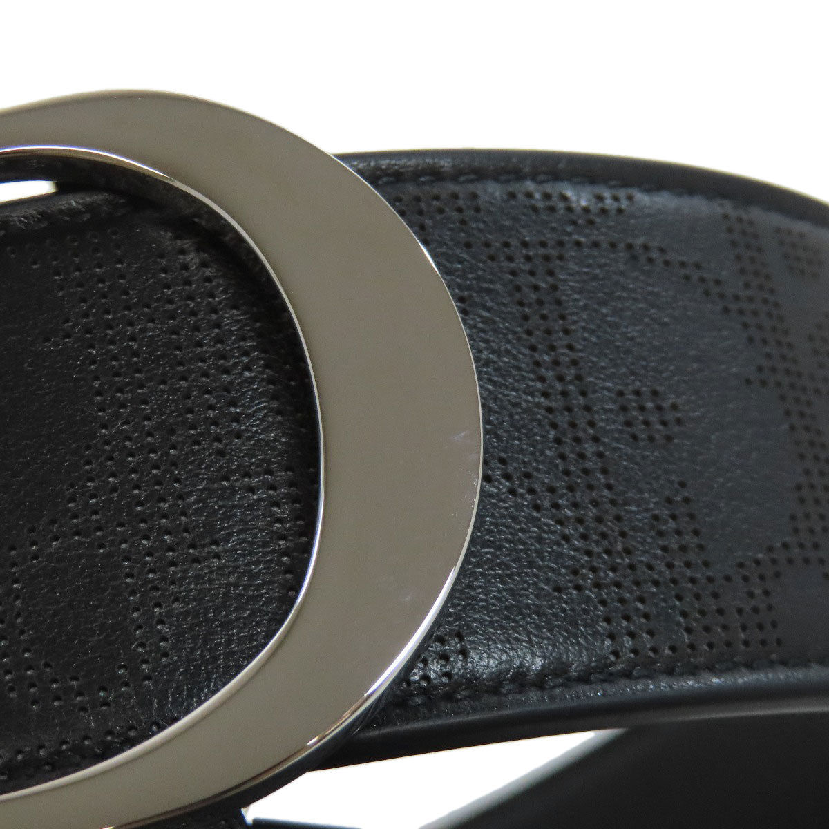 CHRISTIAN DIOR   belt Trotter pattern Leather mens