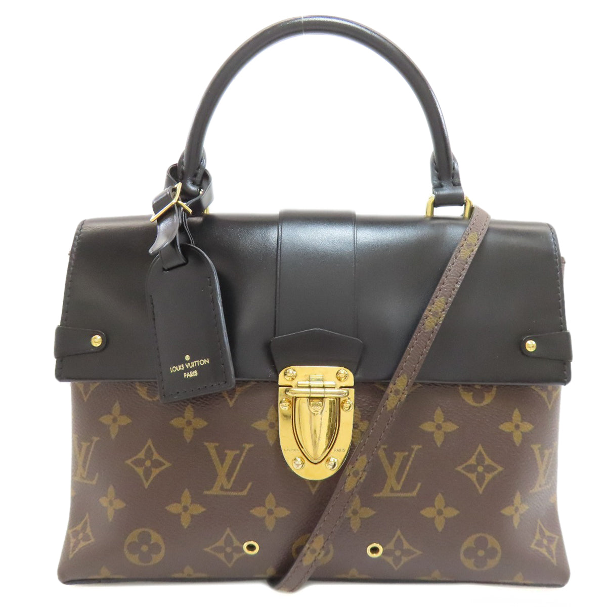 LOUIS VUITTON M43125 Flap Bag MM 2WAY Handbag Monogram canvas Ladies [Used]