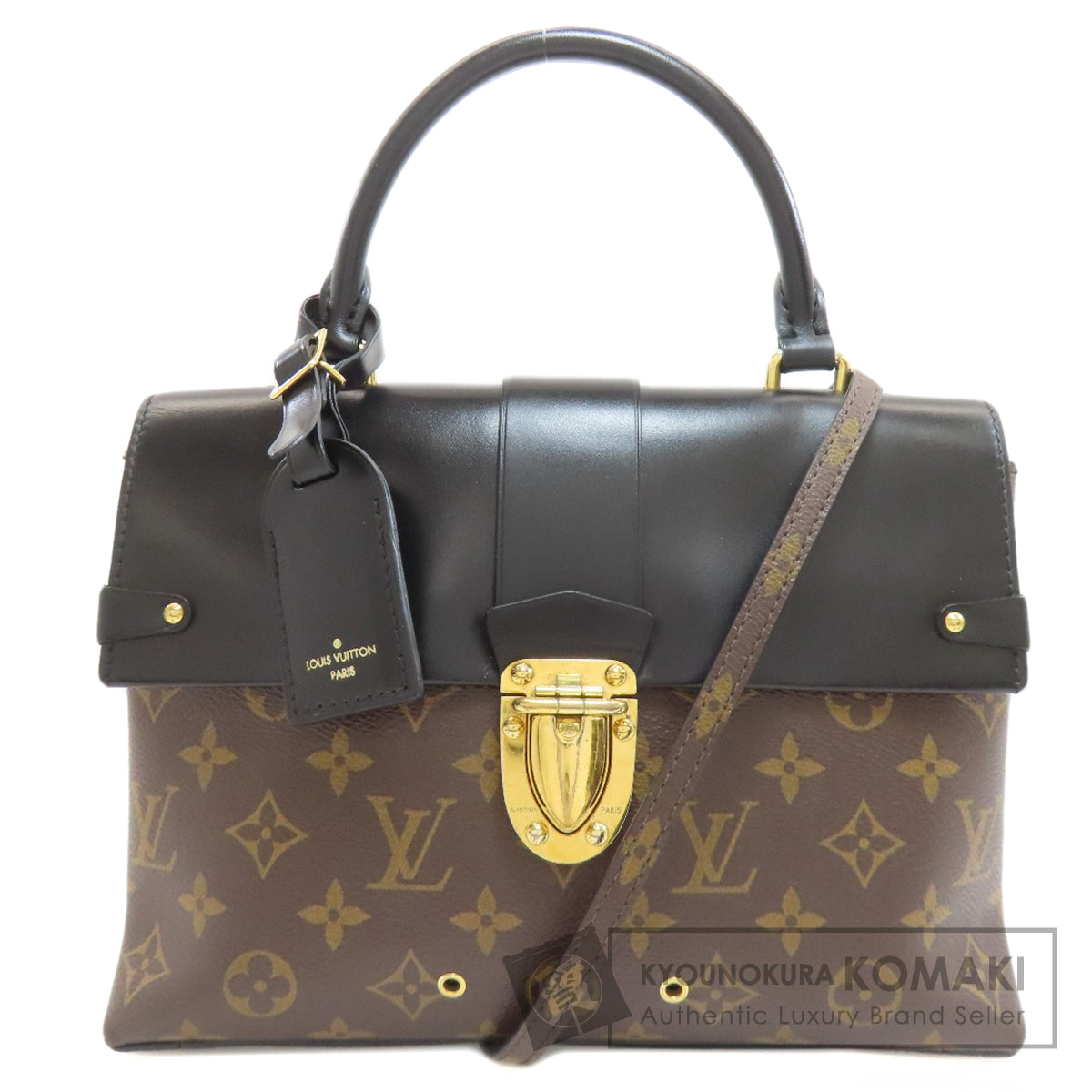 LOUIS VUITTON M43125 Flap Bag MM 2WAY Handbag Monogram canvas Ladies [Used]