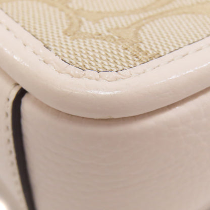 COACH C8321 North South Ronnie Crossbody Signature Shoulder Bag Canvas LeatherLadies [Used]