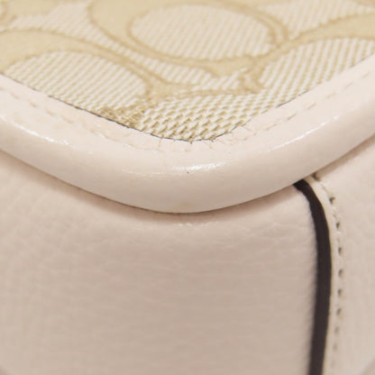 COACH C8321 North South Ronnie Crossbody Signature Shoulder Bag Canvas LeatherLadies [Used]