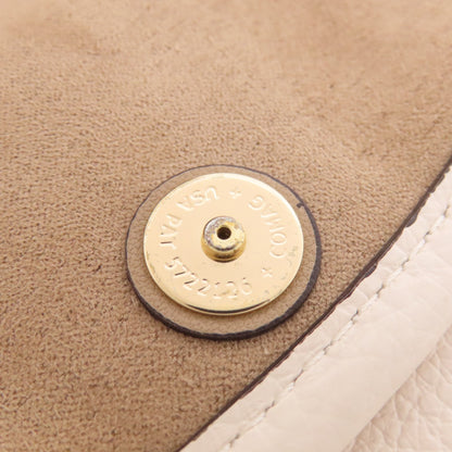 COACH C8321 North South Ronnie Crossbody Signature Shoulder Bag Canvas LeatherLadies [Used]