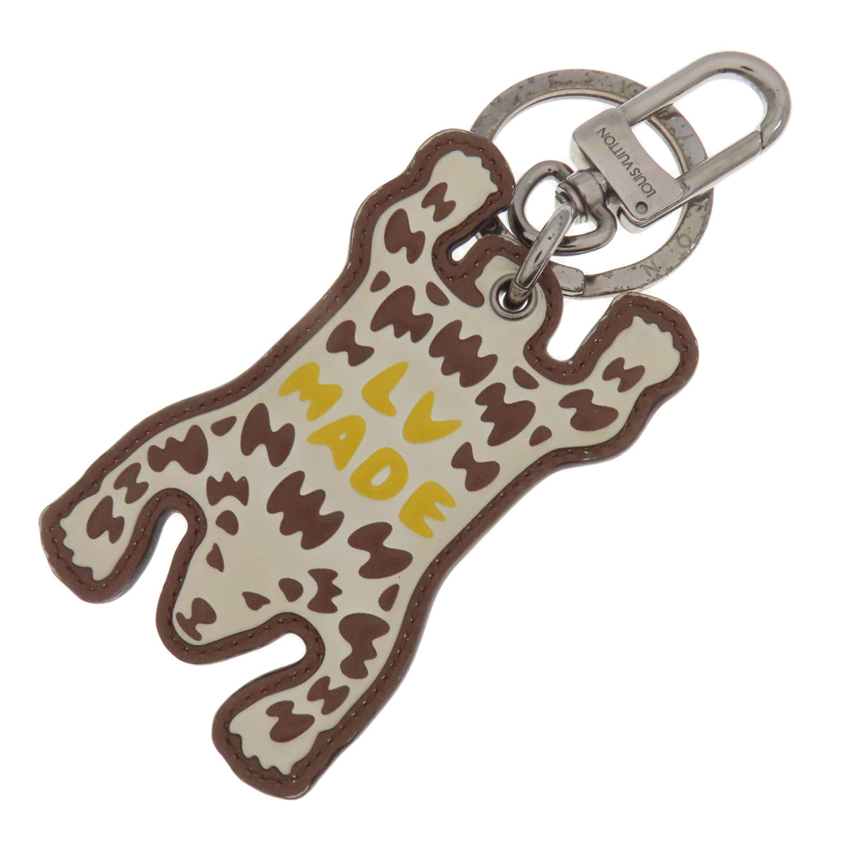 LOUIS VUITTON MP2714 Porto-Clé LV Made Bear key ring Monogram canvas Ladies [Used]