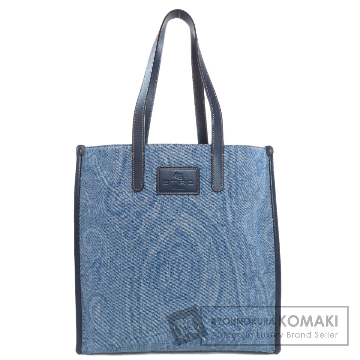 ETRO Paisley pattern Tote Bag Denim Ladies [Used]