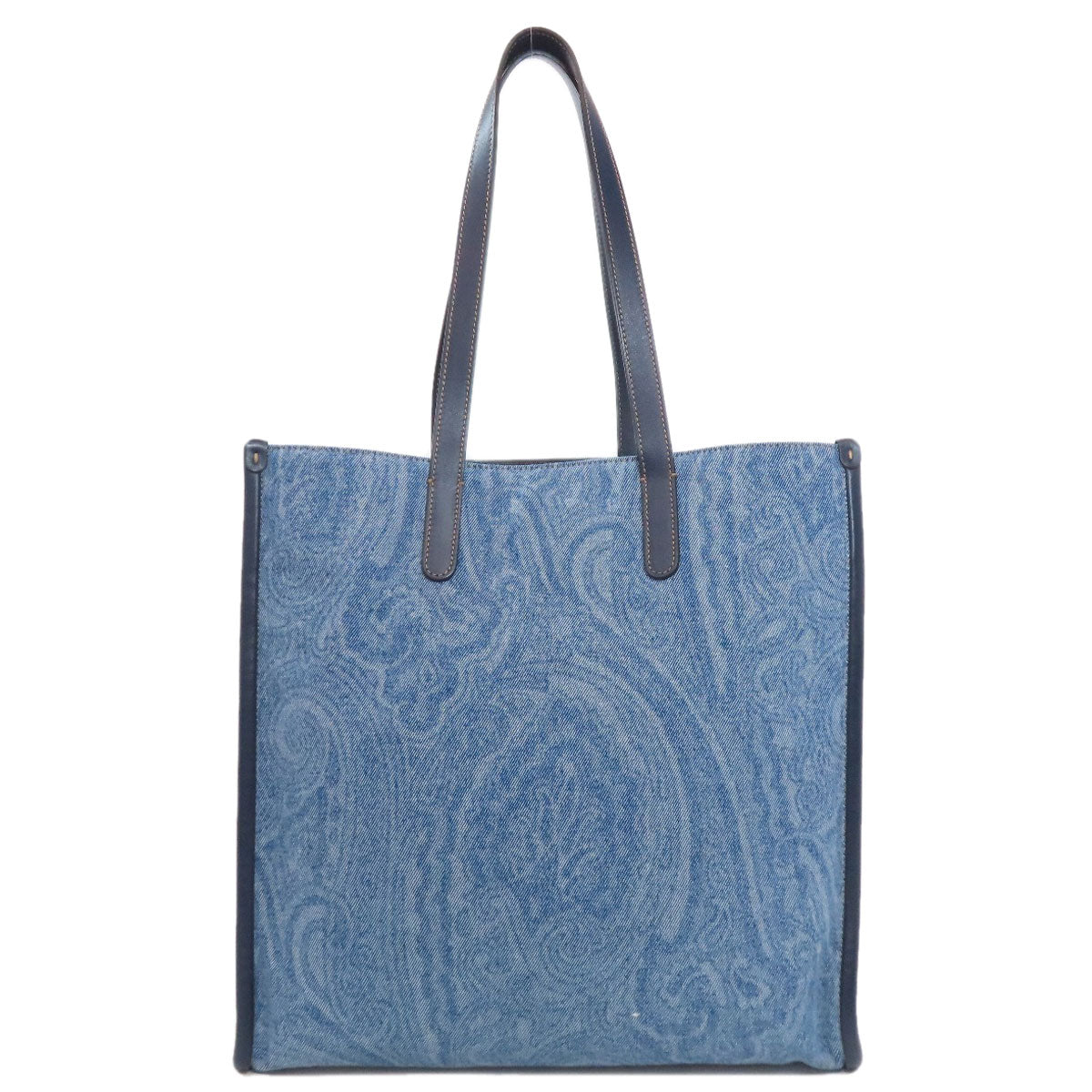 ETRO Paisley pattern Tote Bag Denim Ladies [Used]