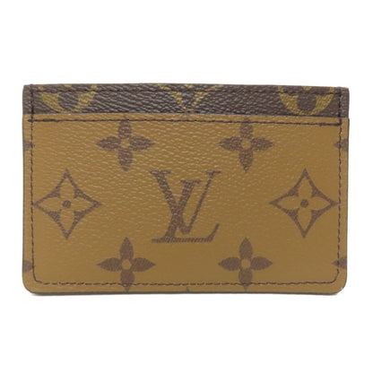 LOUIS VUITTON M69161 Porte Cartes・Simple Card Case Monogram reverse Ladies [Used]