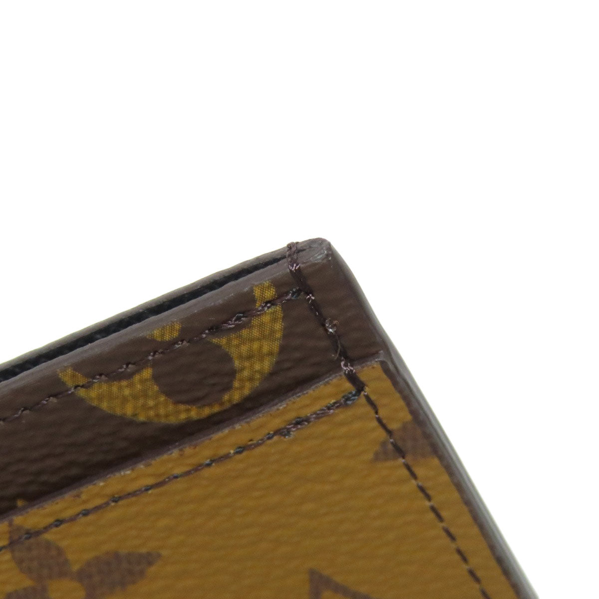 LOUIS VUITTON M69161 Porte Cartes・Simple Card Case Monogram reverse Ladies [Used]