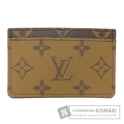 LOUIS VUITTON M69161 Porte Cartes・Simple Card Case Monogram reverse Ladies [Used]
