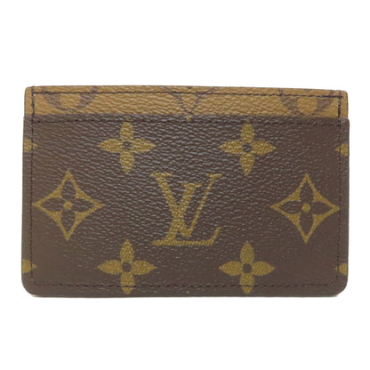 LOUIS VUITTON M69161 Porte Cartes・Simple Card Case Monogram reverse Ladies [Used]