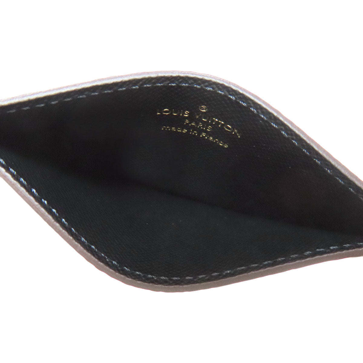 LOUIS VUITTON M69161 Porte Cartes・Simple Card Case Monogram reverse Ladies [Used]