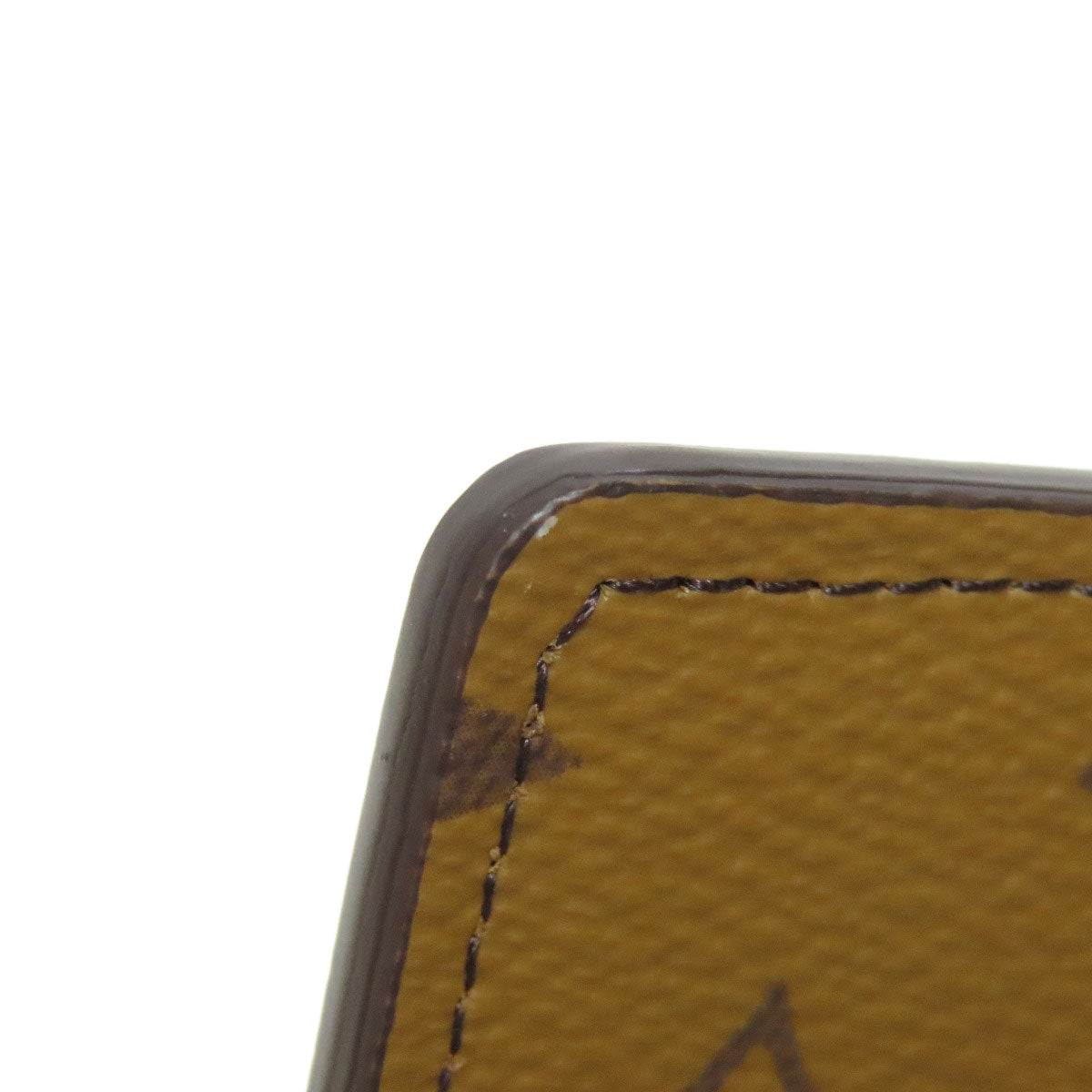 LOUIS VUITTON M69161 Porte Cartes・Simple Card Case Monogram reverse Ladies [Used]