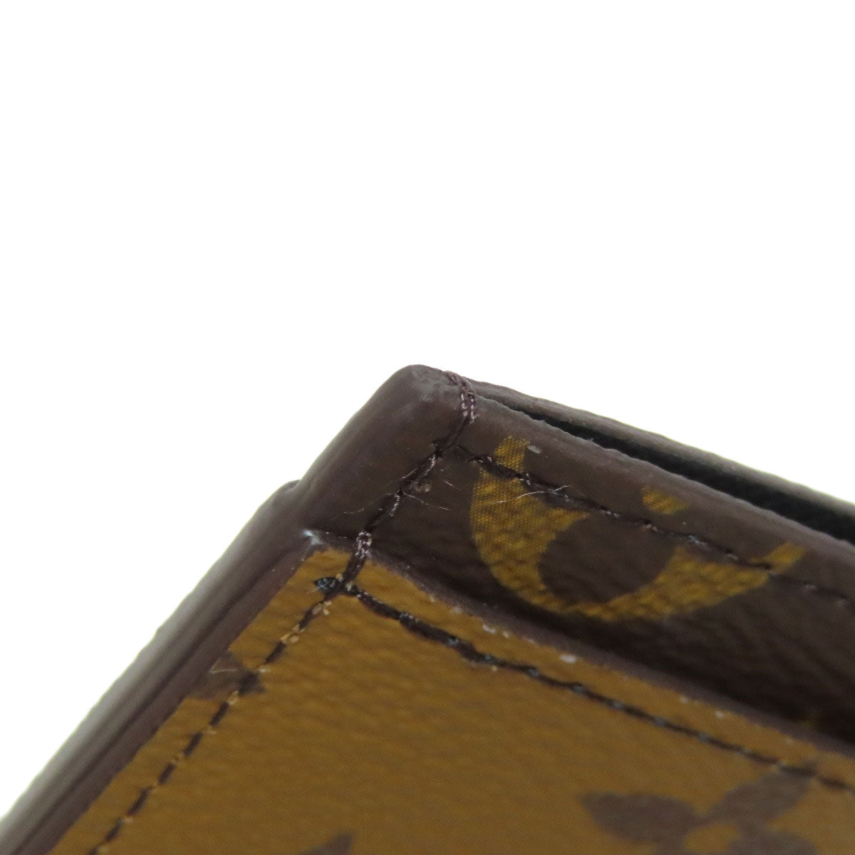 LOUIS VUITTON M69161 Porte Cartes・Simple Card Case Monogram reverse Ladies [Used]