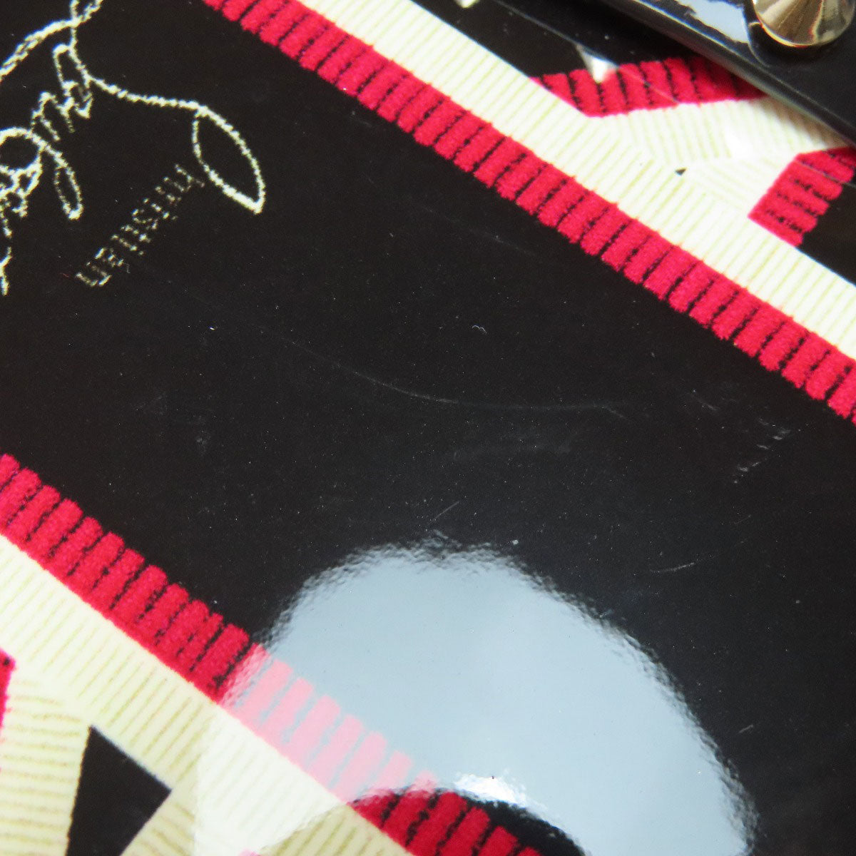 Christian Louboutin Kabata Small Tote Bag Enamel Ladies [Used]