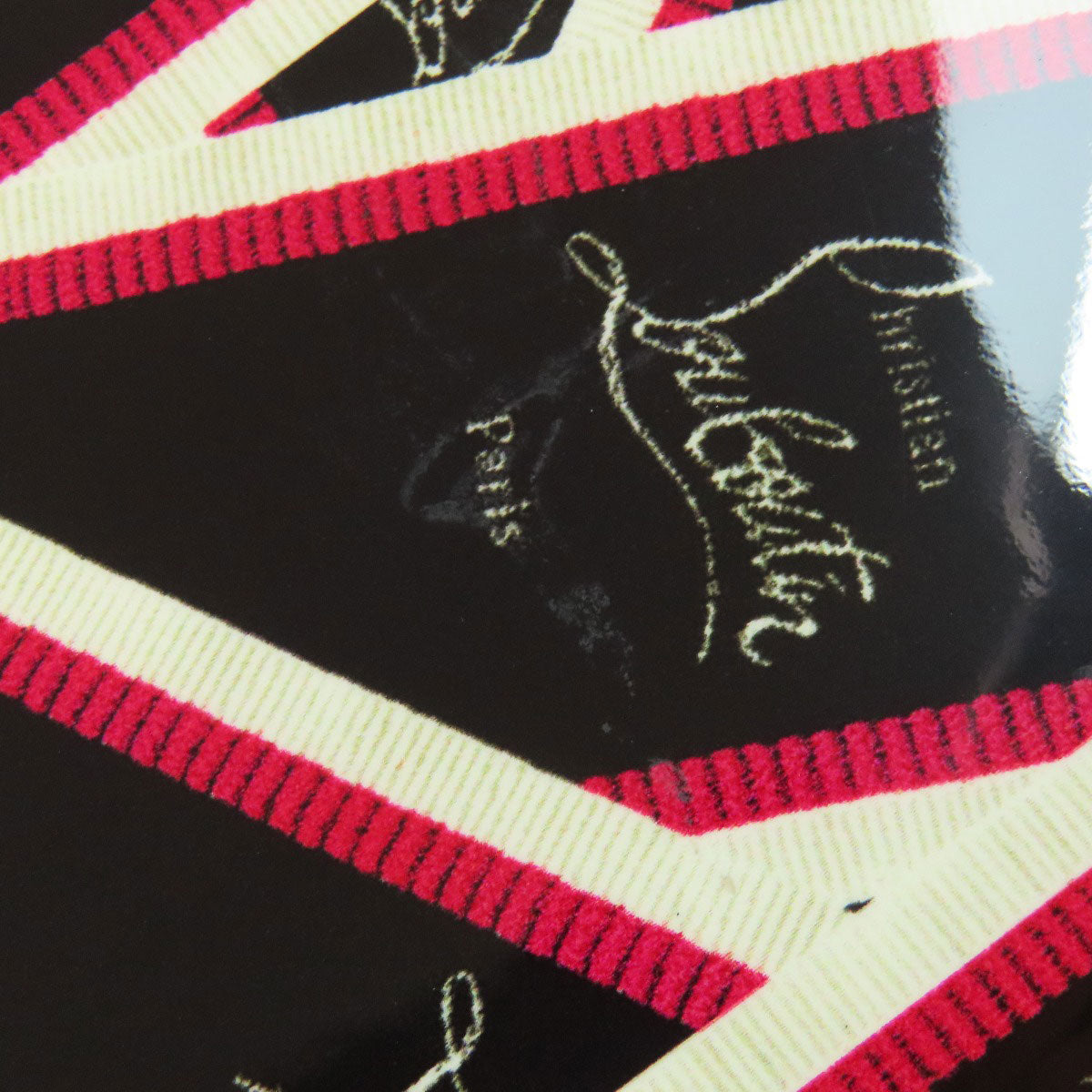 Christian Louboutin Kabata Small Tote Bag Enamel Ladies [Used]