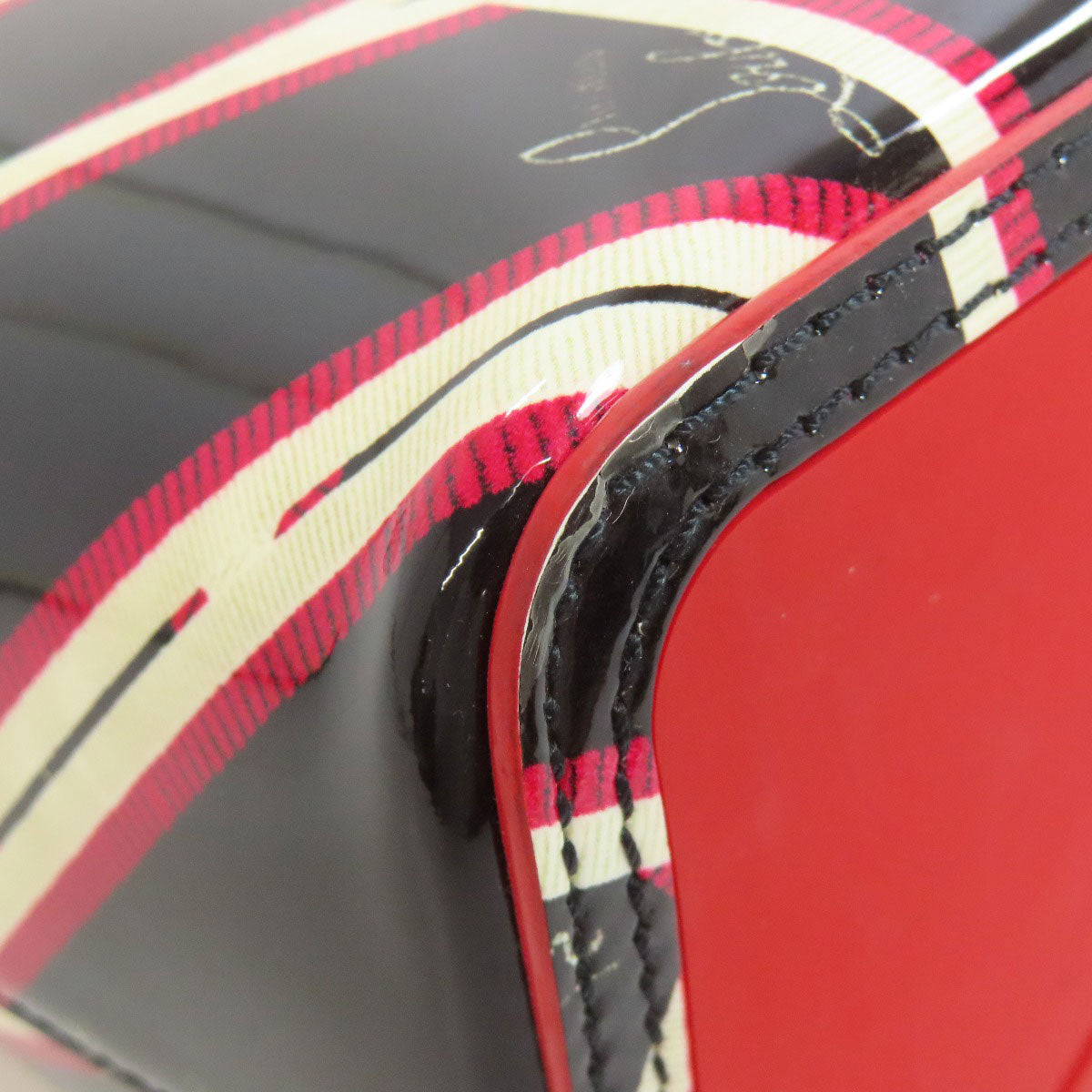 Christian Louboutin Kabata Small Tote Bag Enamel Ladies [Used]