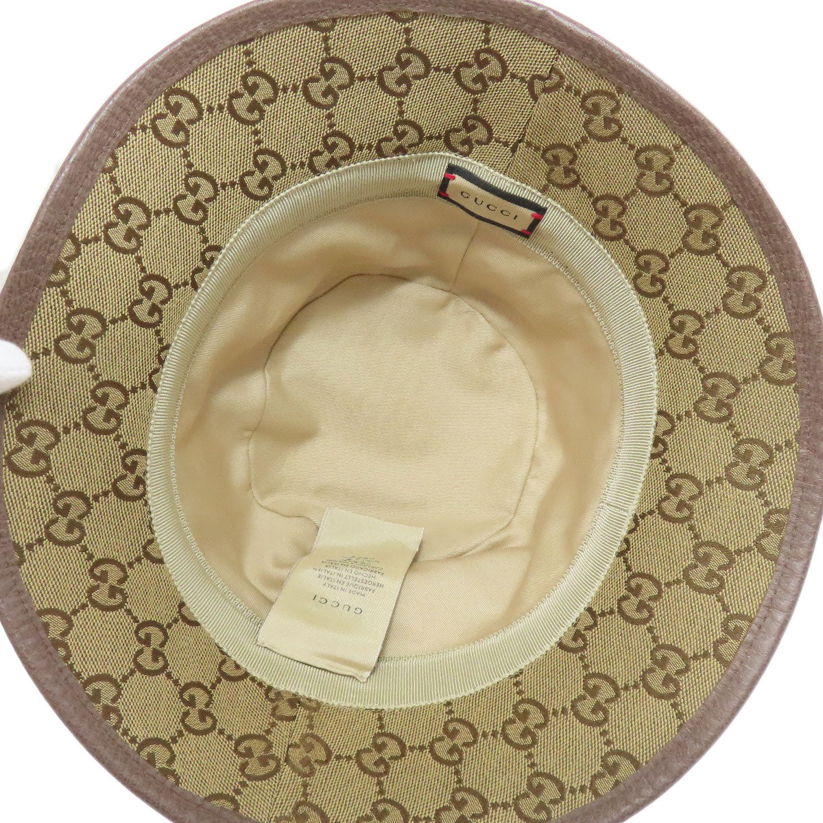 GUCCI Bucket hat GG hat Canvas Ladies [Used]
