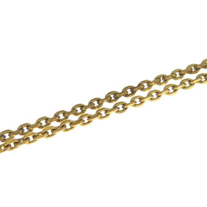 CHRISTIAN DIOR CD logo Pearl Necklace Metal Ladies [Used]