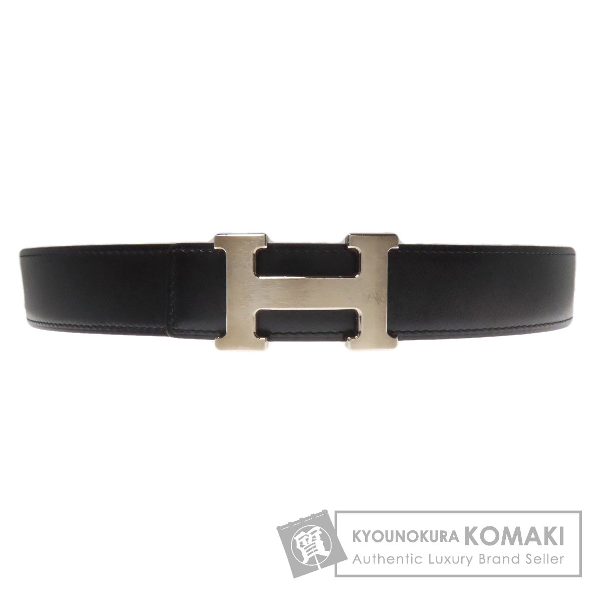HERMES H belt Constance belt Box calf mens [Used]