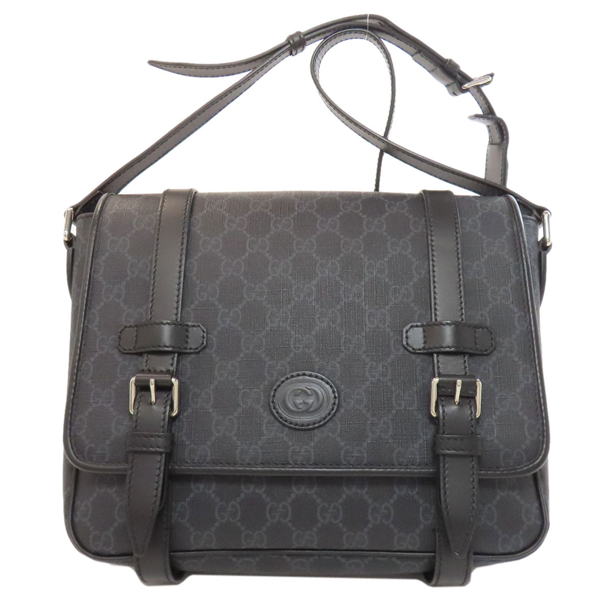 GUCCI 658542 GG Supreme Messenger Shoulder Bag PVC Ladies [Used]