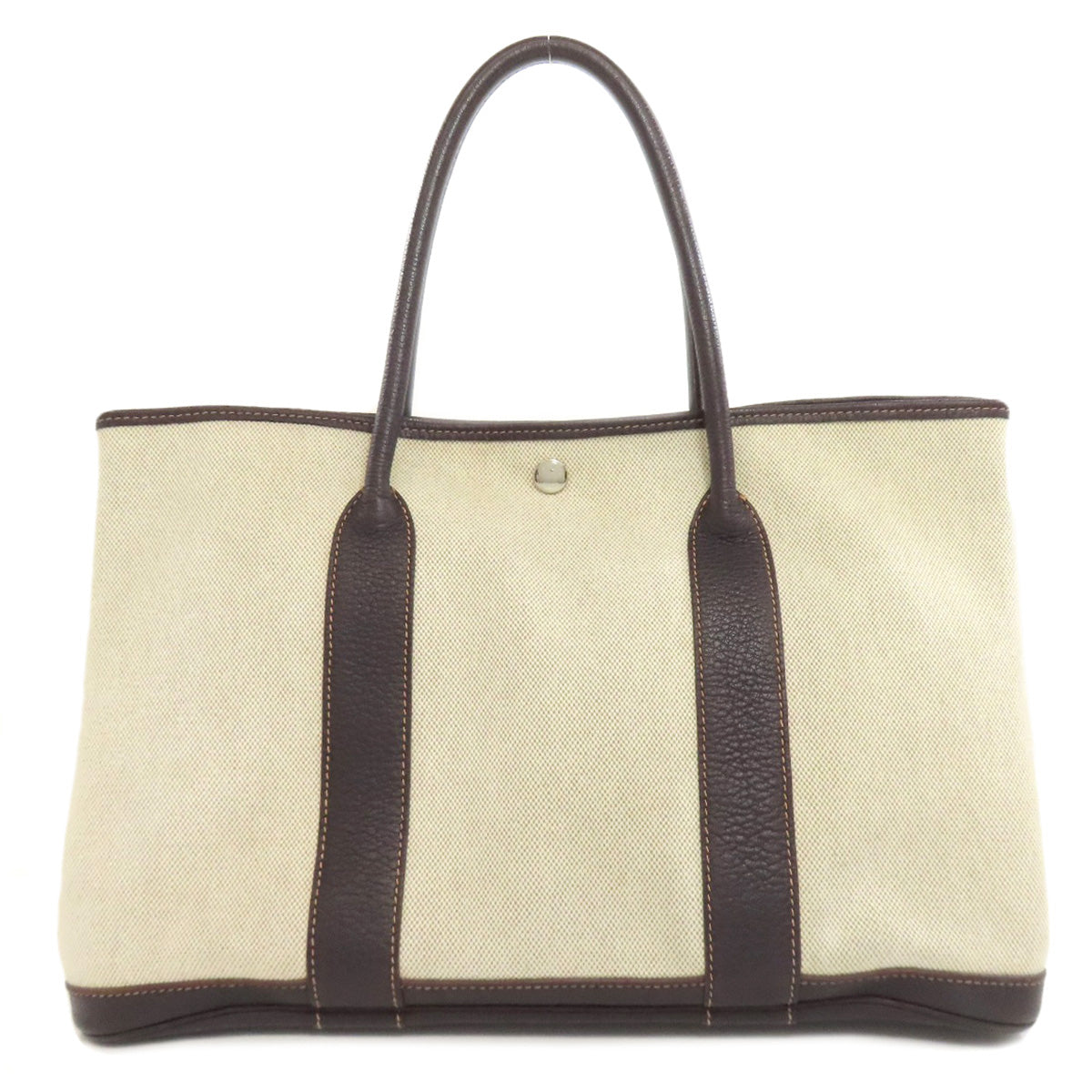 HERMES Garden party PM Tote Bag Tower ash NegondaLadies [Used]