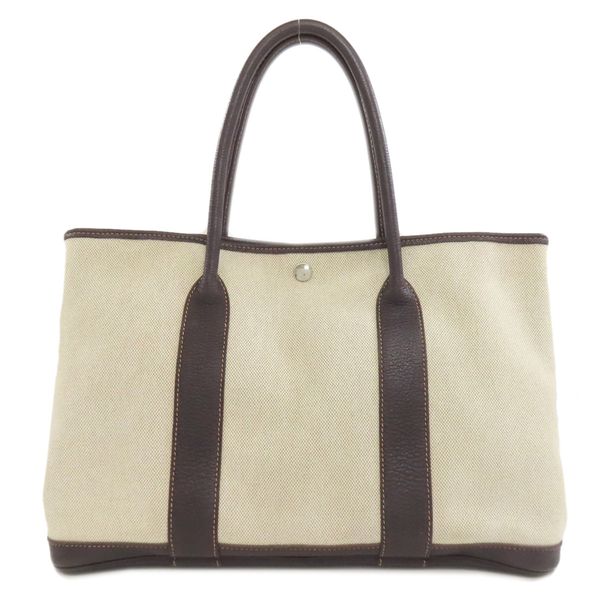 HERMES Garden party PM Tote Bag Tower ash NegondaLadies [Used]