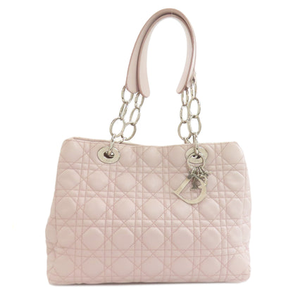 CHRISTIAN DIOR Lady Dior Tote Bag Calf Ladies [Used]