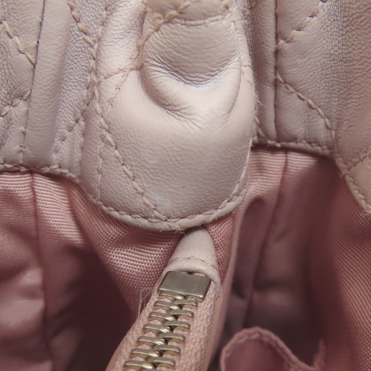 CHRISTIAN DIOR Lady Dior Tote Bag Calf Ladies [Used]