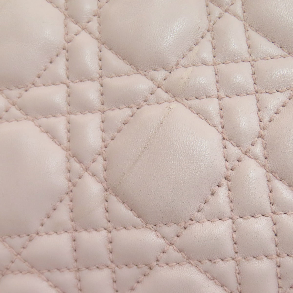 CHRISTIAN DIOR Lady Dior Tote Bag Calf Ladies [Used]