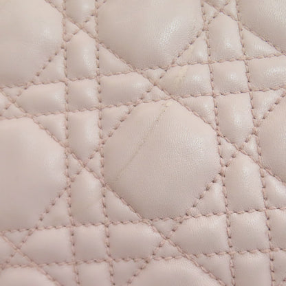 CHRISTIAN DIOR Lady Dior Tote Bag Calf Ladies [Used]