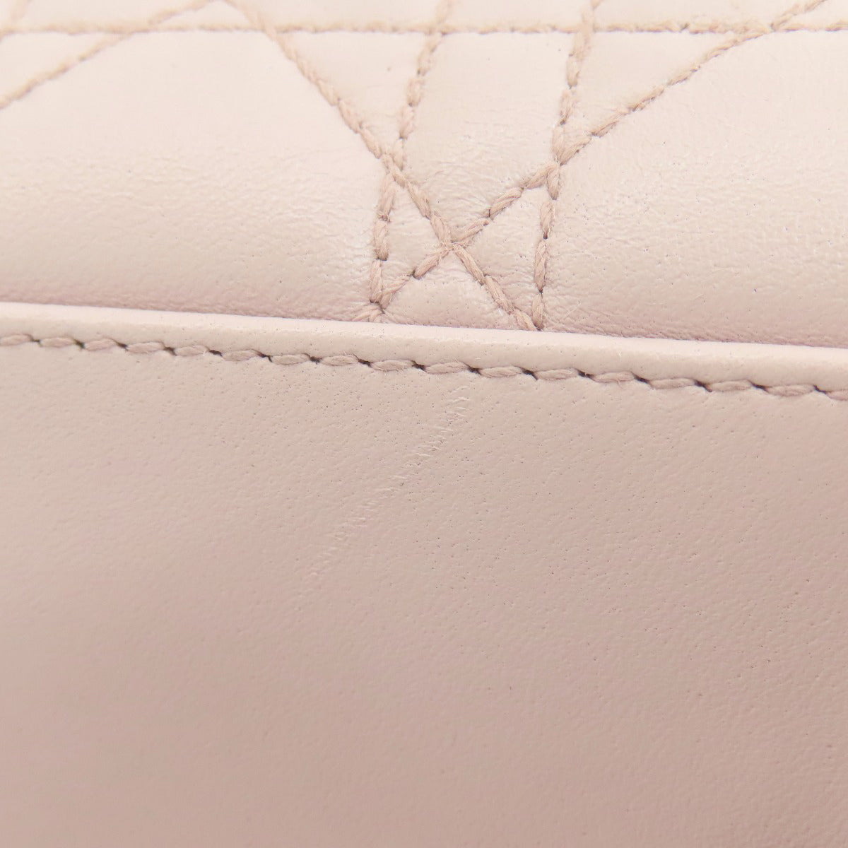 CHRISTIAN DIOR Lady Dior Tote Bag Calf Ladies [Used]