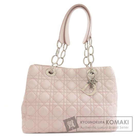 CHRISTIAN DIOR Lady Dior Tote Bag Calf Ladies [Used]