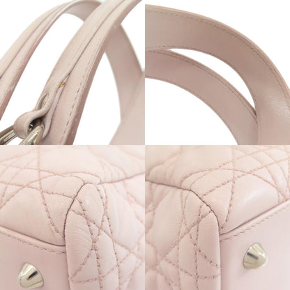 CHRISTIAN DIOR Lady Dior Tote Bag Calf Ladies [Used]