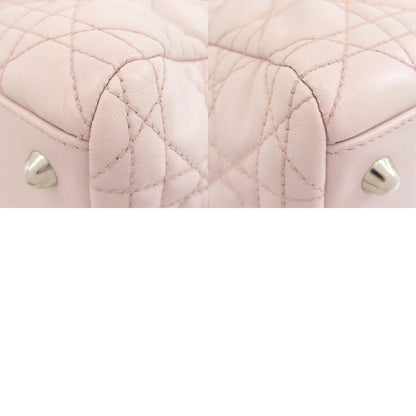 CHRISTIAN DIOR Lady Dior Tote Bag Calf Ladies [Used]