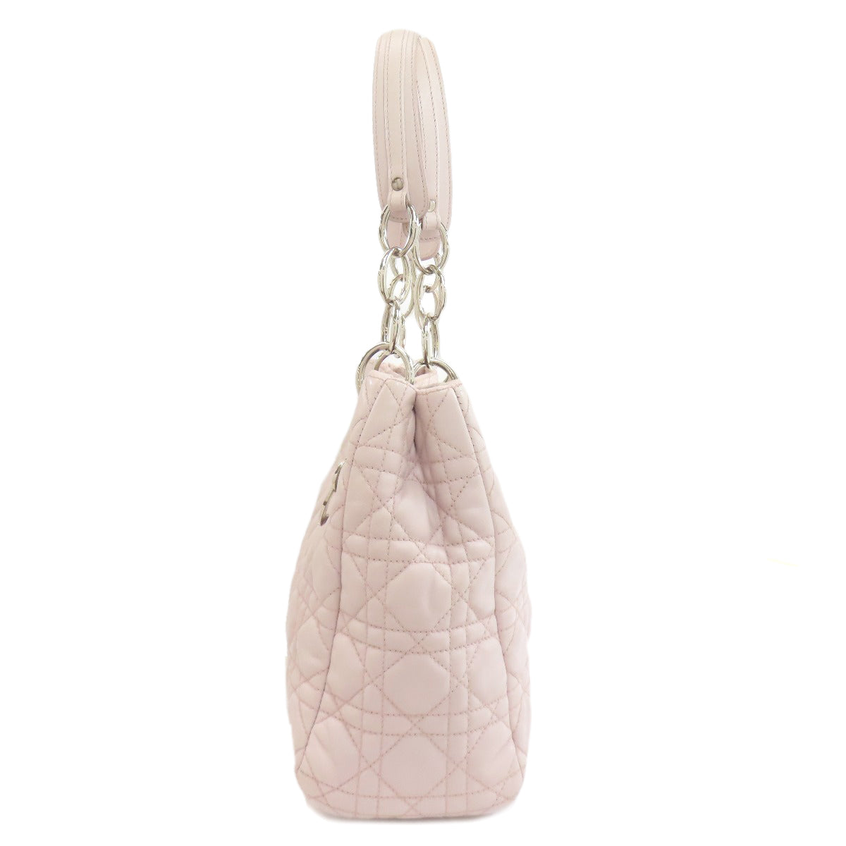 CHRISTIAN DIOR Lady Dior Tote Bag Calf Ladies [Used]